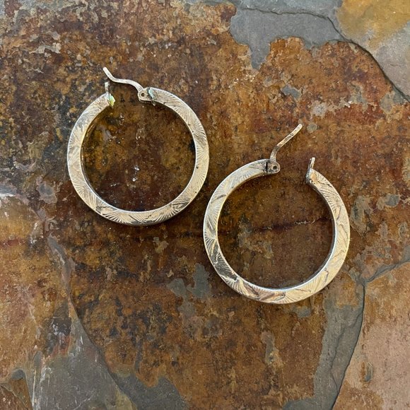 3 Pairs Silver Earrings - Picture 1 of 3